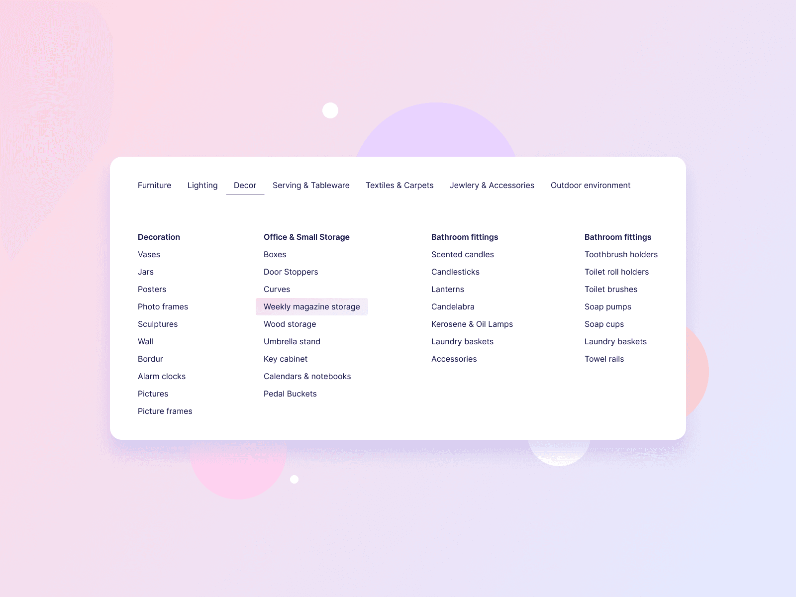 Mega Menu